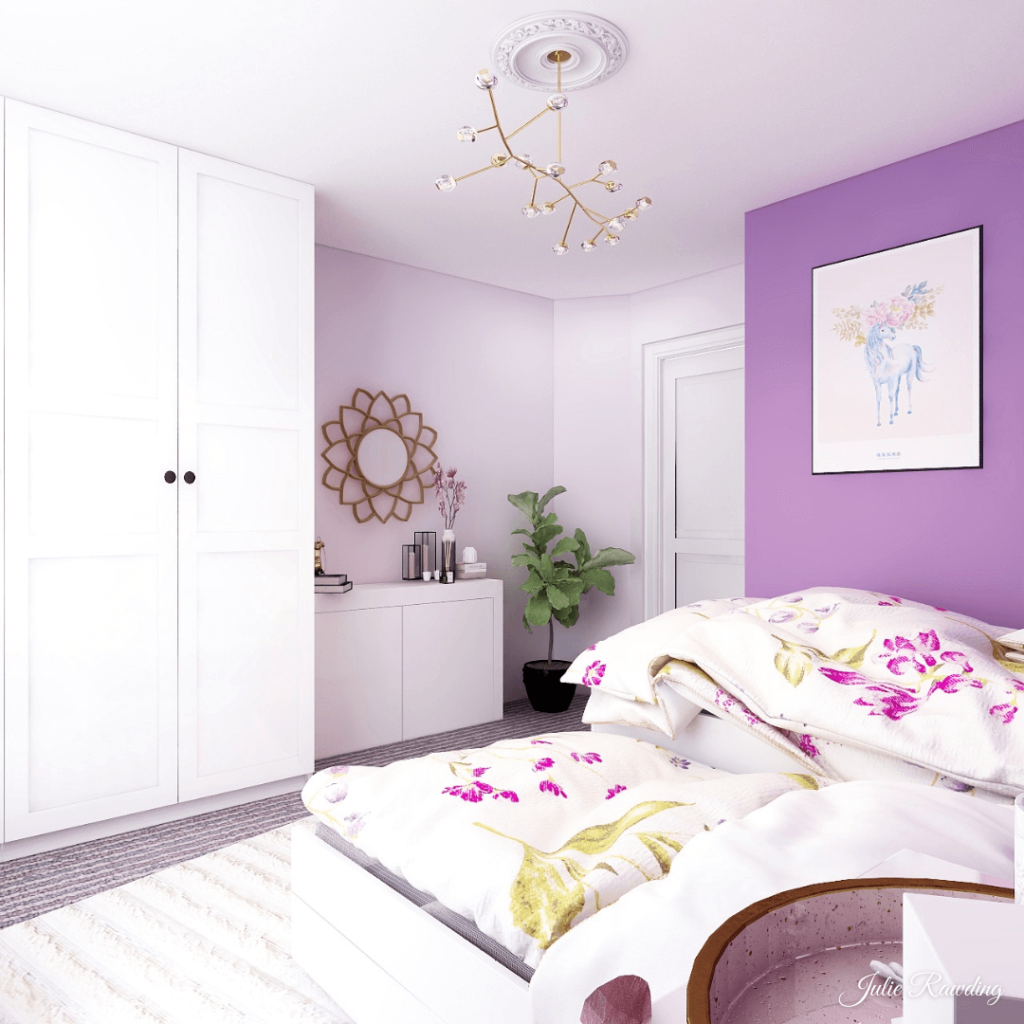 purple bedroom 3d design 05