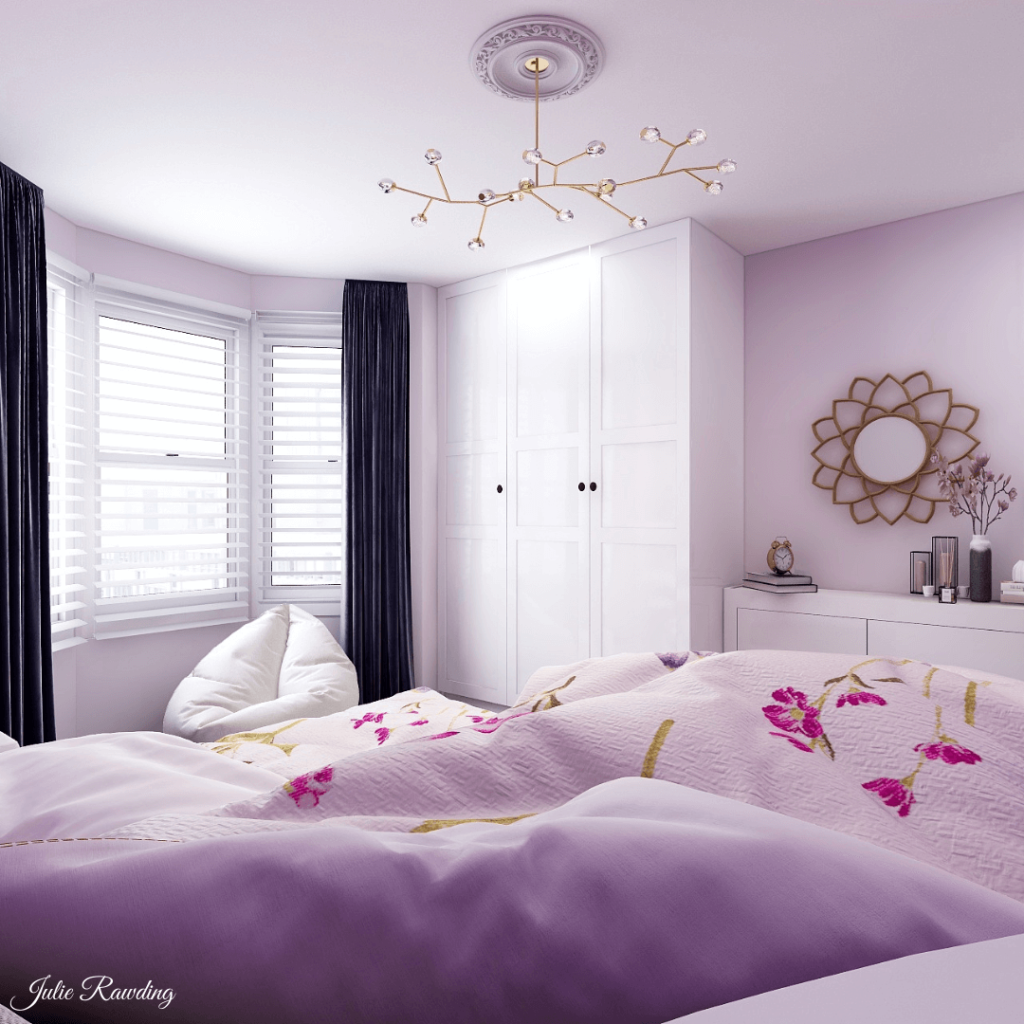 purple bedroom 3d design 04