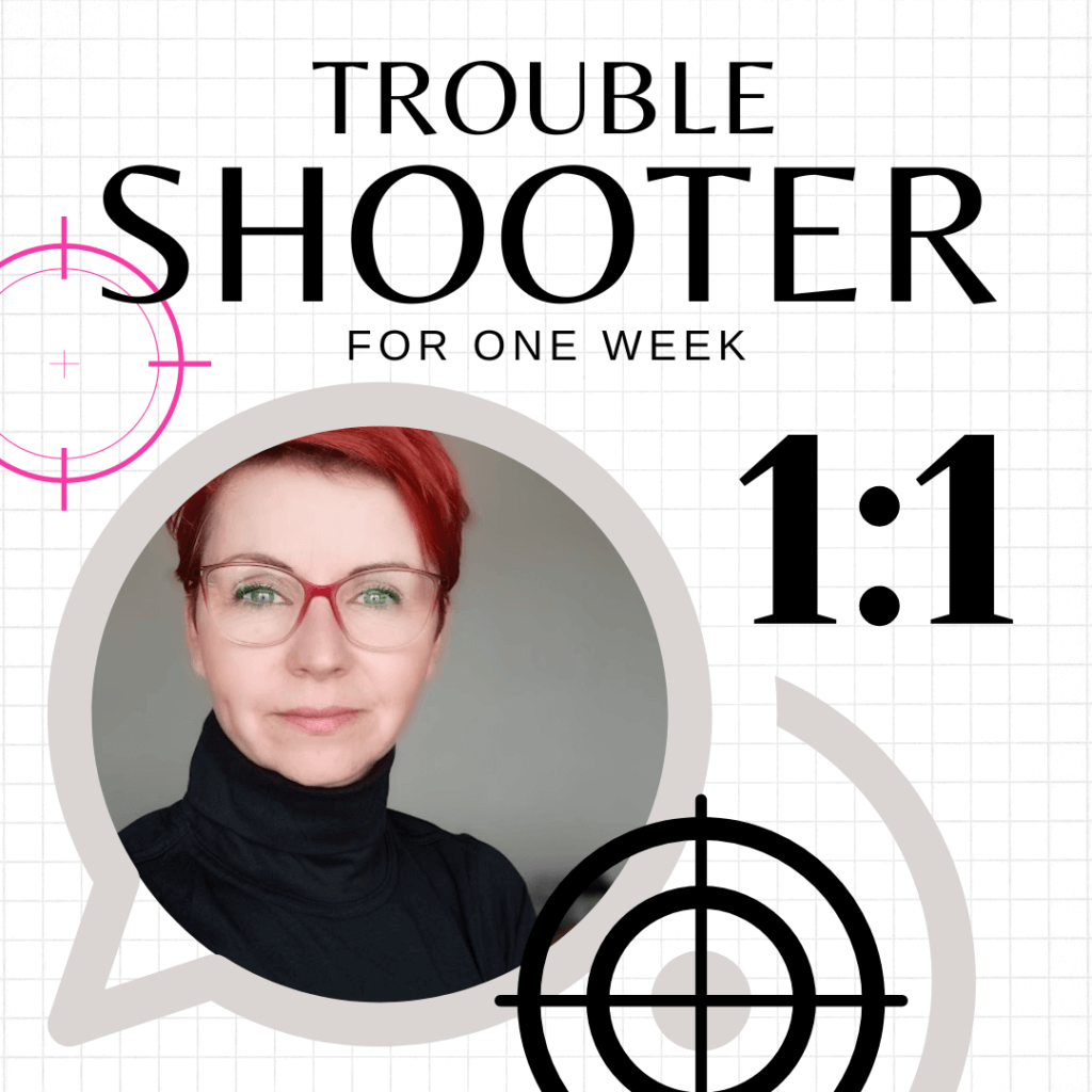 Troubleshooter consultation offer