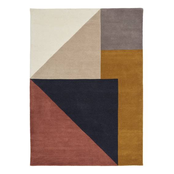 scandinavian geometric rugs 