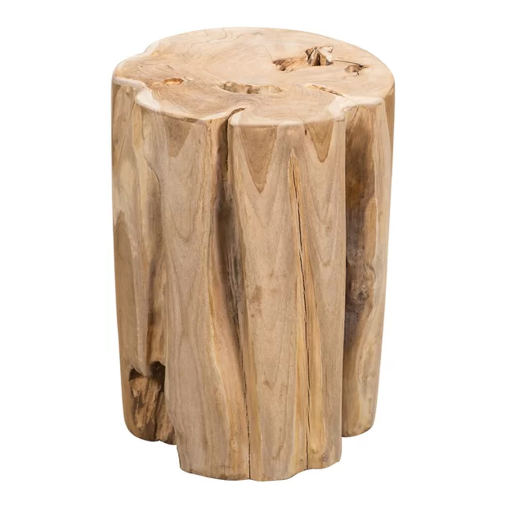 tree stump table