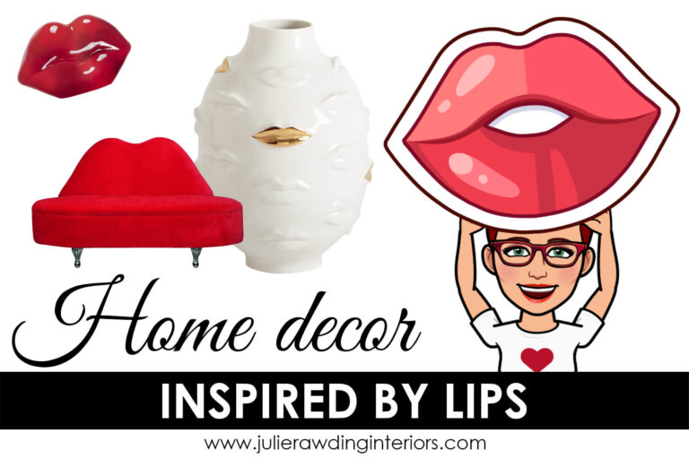 home decor inspired by lips