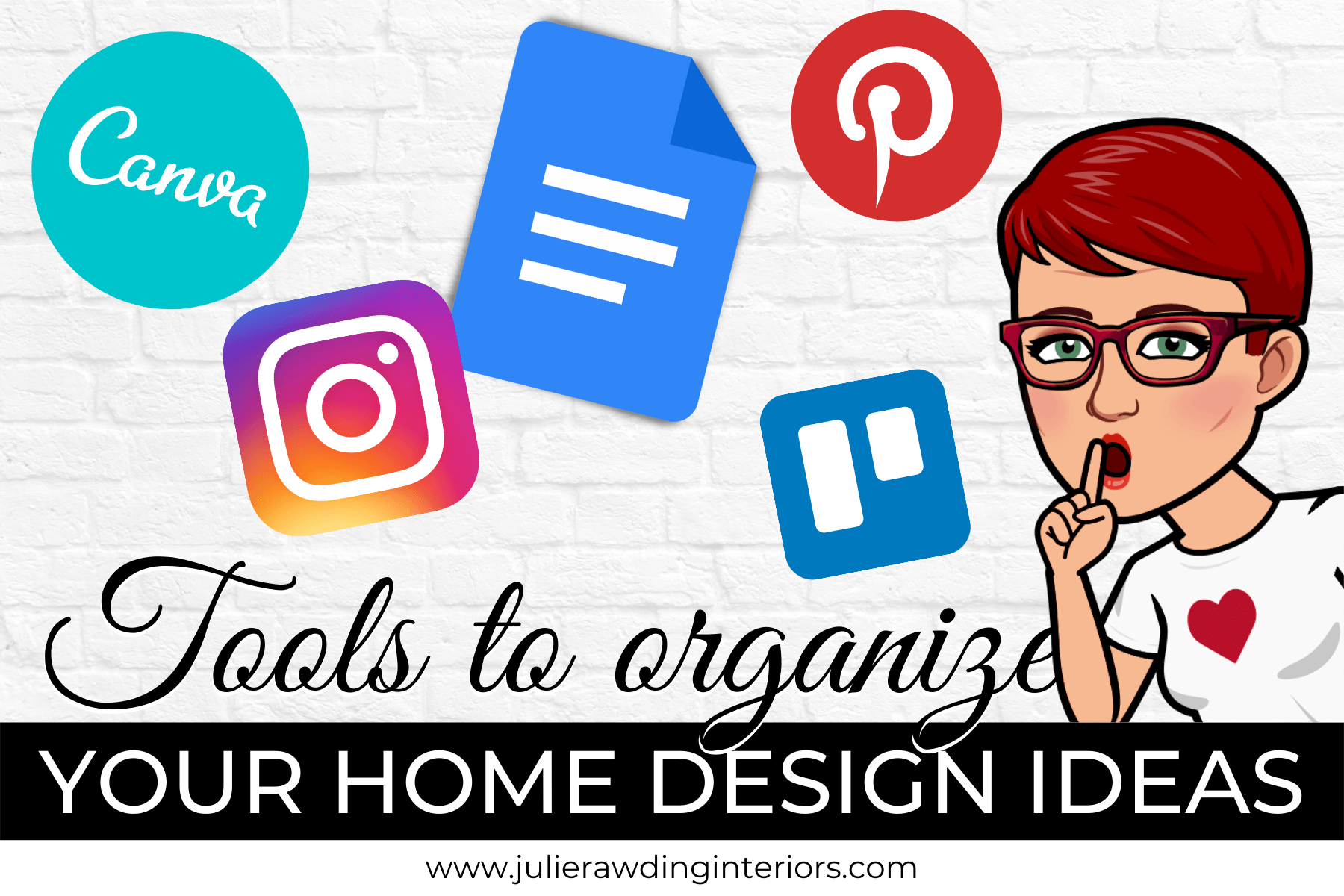 Tools to organize your home design ideas - blog title image
