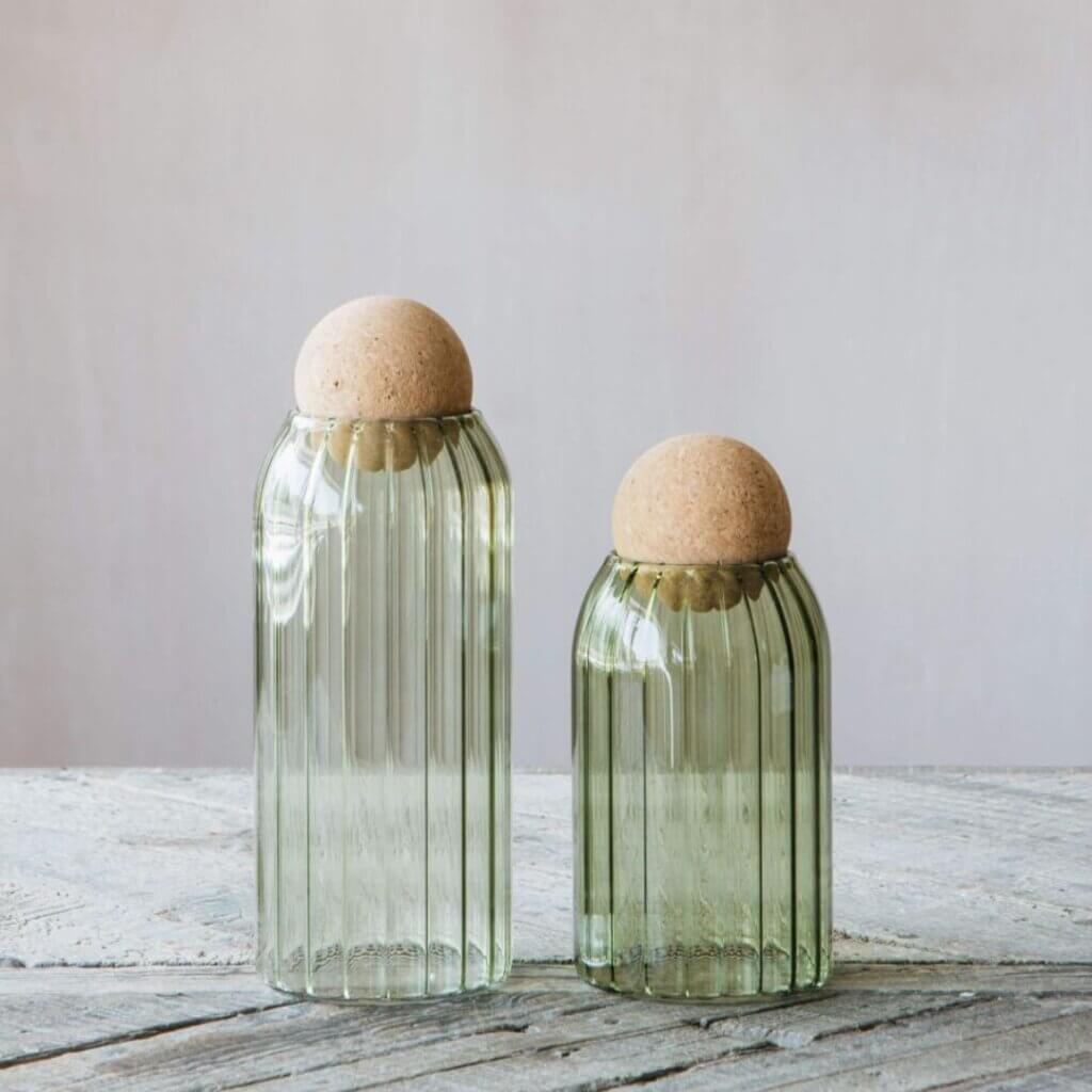 decluttering your home - storage jars