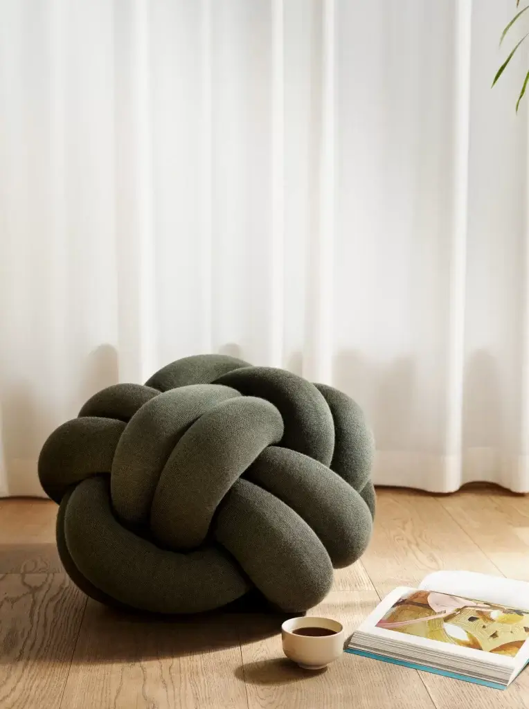 green living room - green cushion chair