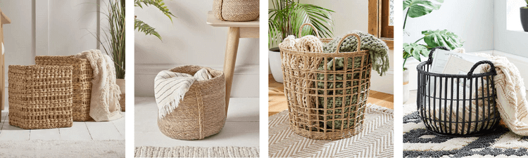 Storage Boxes and Baskets - throws